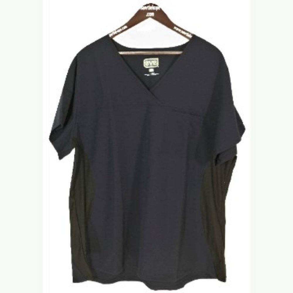 Scrub Top 3X Navy Blue AVE 52" Chest Medical